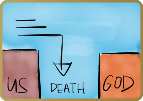 We know it's hard to hear, but the sins we have committed must be punished. Sin not only separates us from God, it leads to physical and spiritual death. This is why reaching God through trying our best simply won't work.